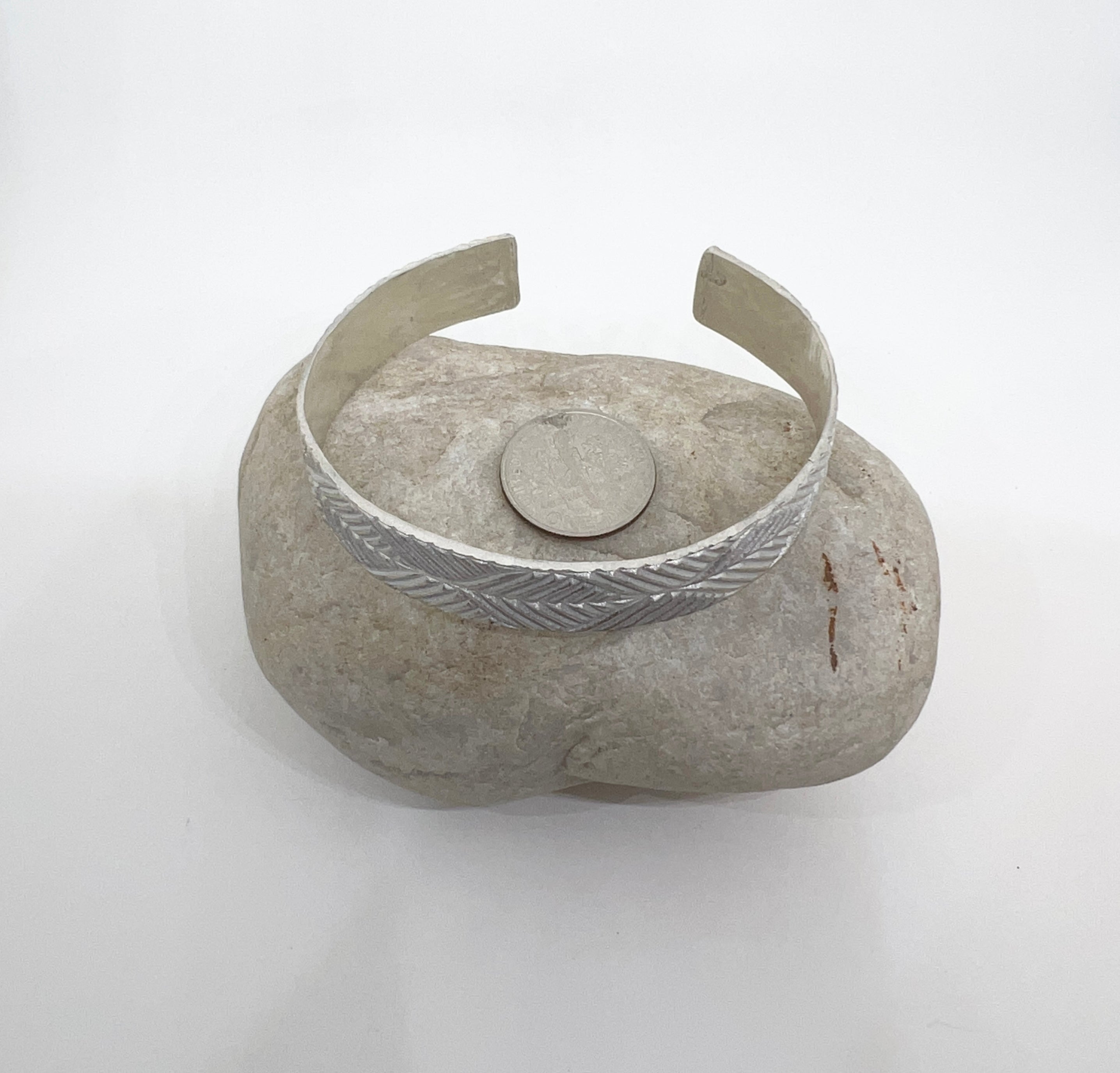 Sterling Silver Leaf Cuff Bracelet, Cuff Bracelet, Botanical Bracelet, Sterling Silver Bracelet